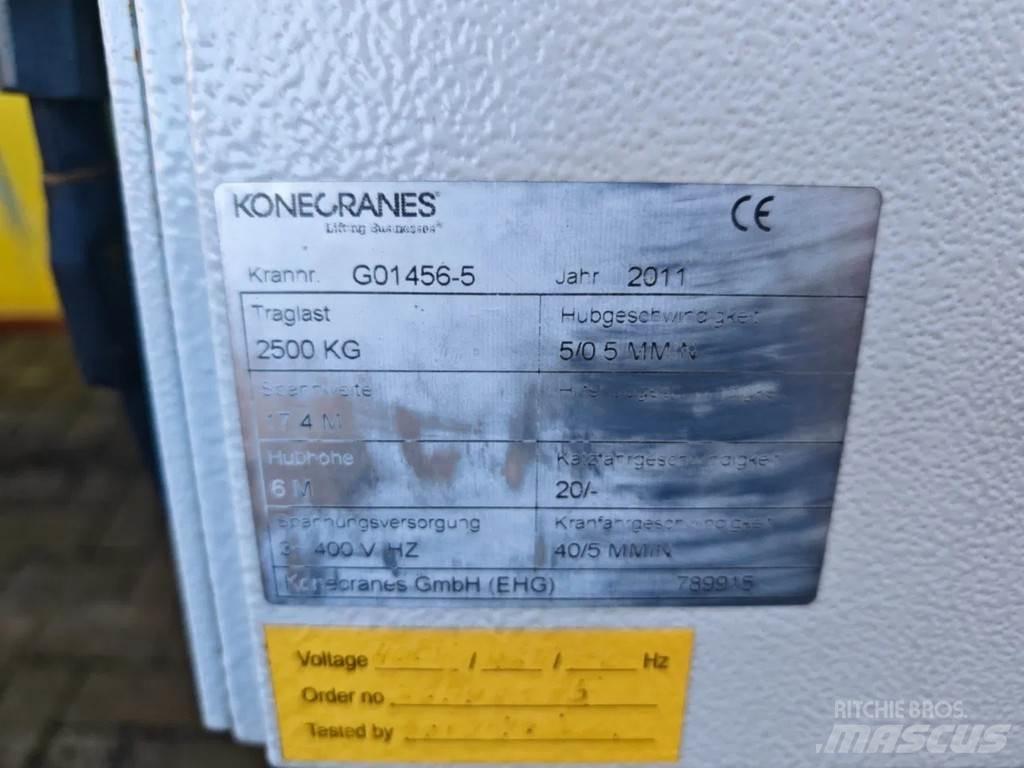 Konecranes 2.5 Ton 架空橋式起重機