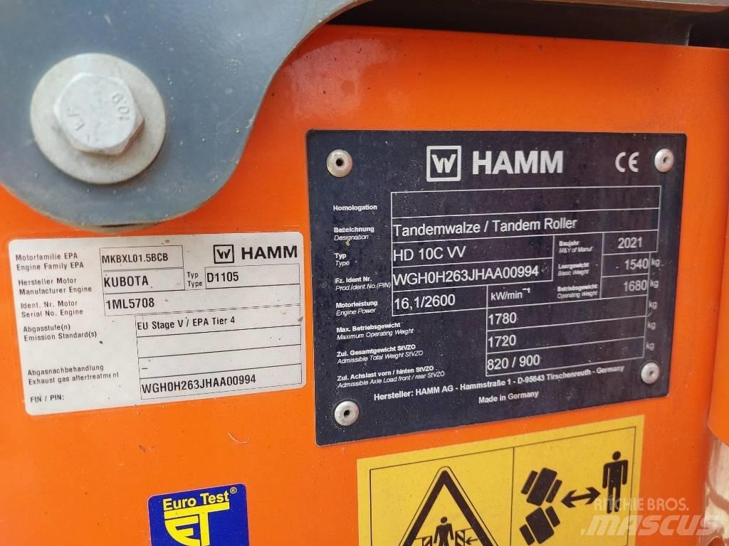Hamm HD 10 C VV 夯實機(夯土機)