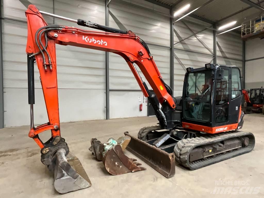 Kubota KX 080-4 A 中型挖土機/掘鑿機/挖掘機 7t-12t