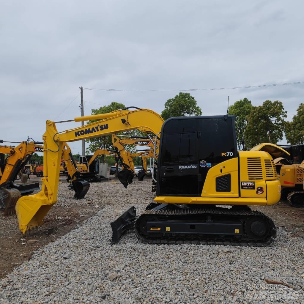 Komatsu PC 70 小型挖土機/掘鑿機<7t(小型挖掘機)
