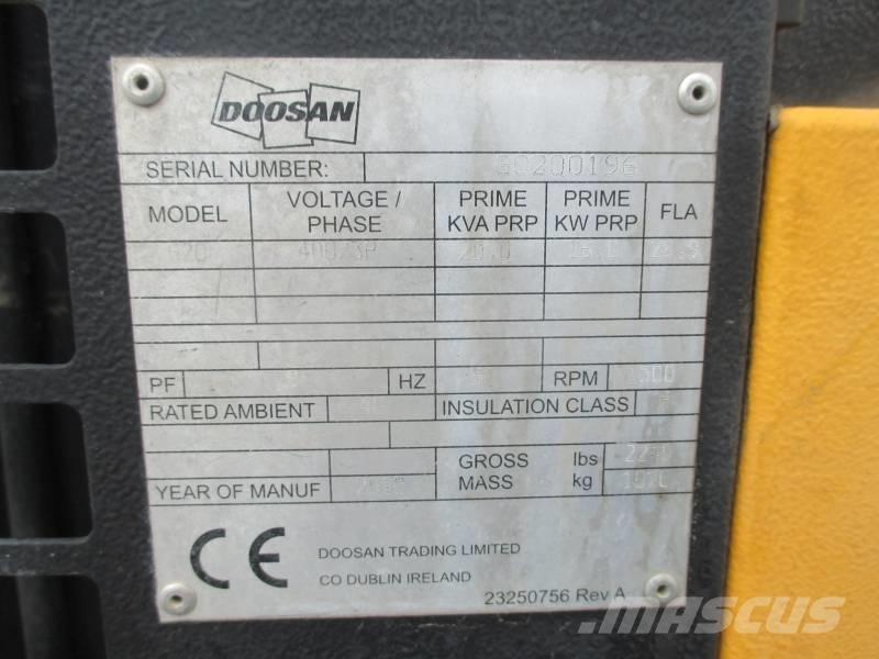 Doosan G 20 柴油發電機