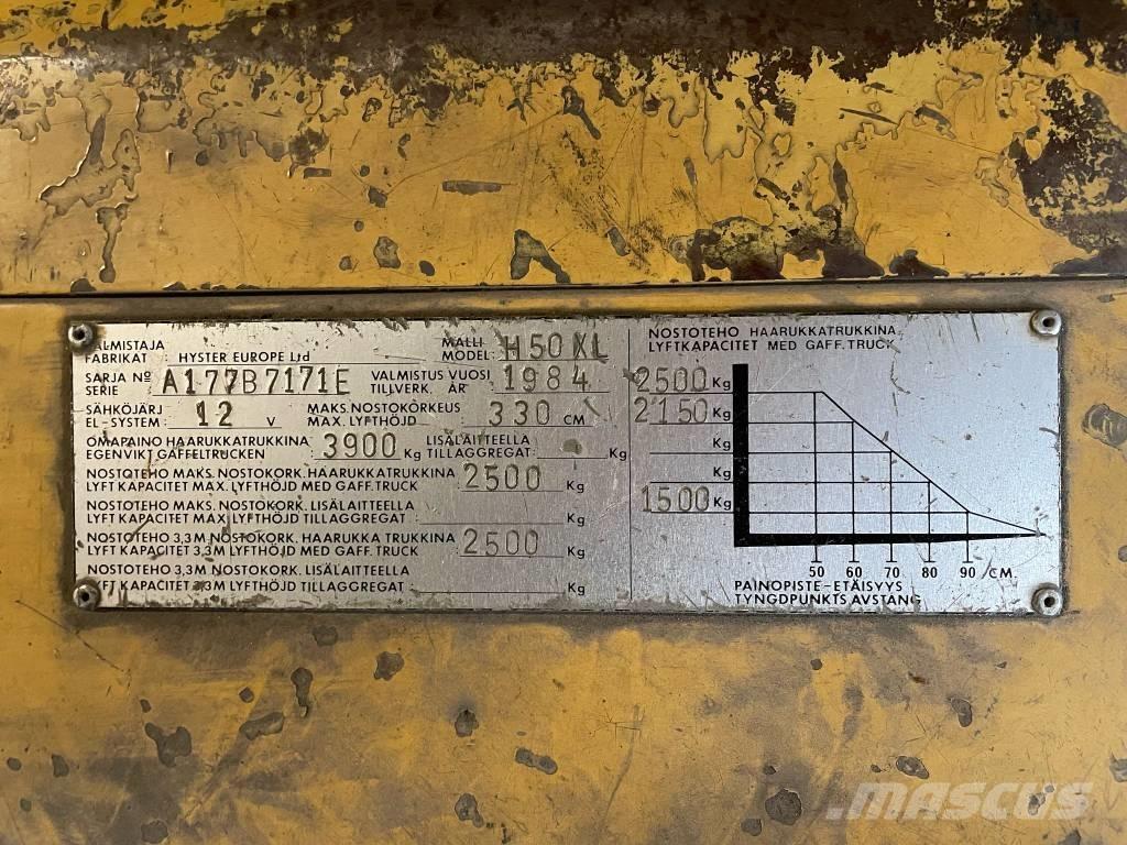 Hyster H 50 XL 液化石油氣LPG卡車