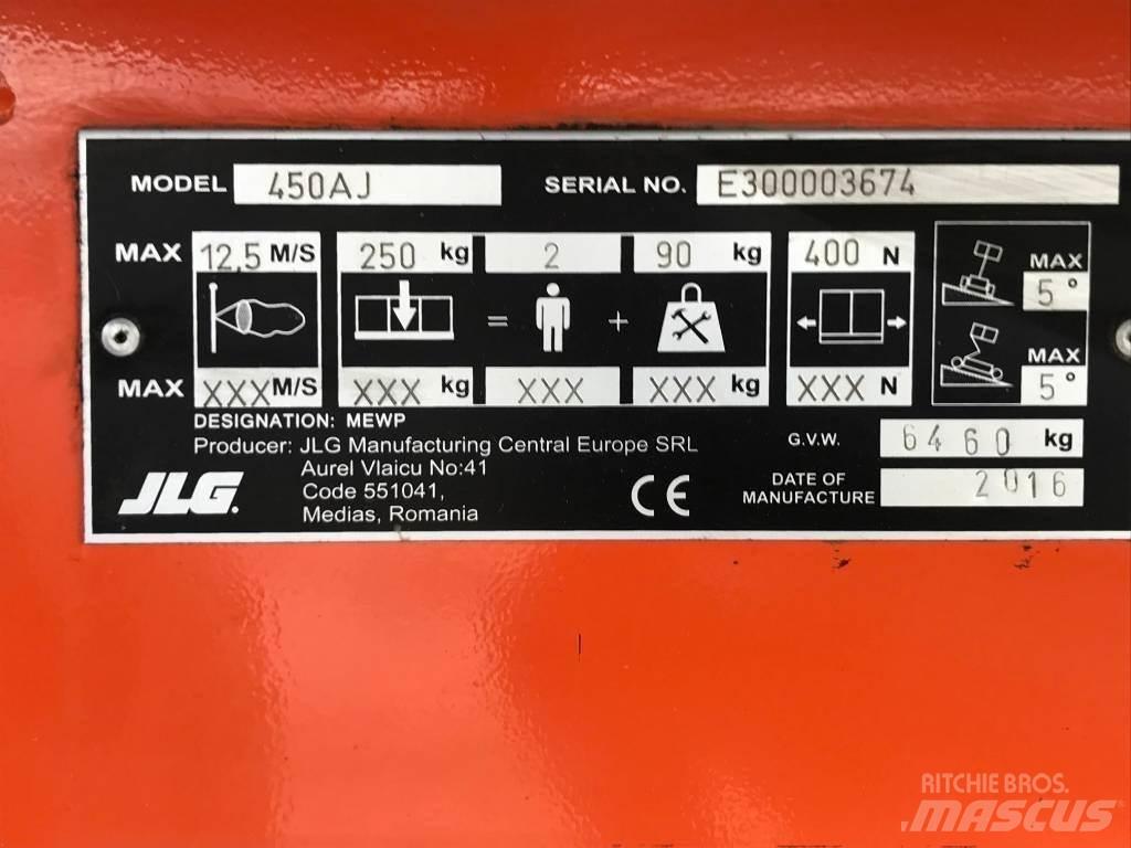 JLG 450 AJ 曲臂高空作業車