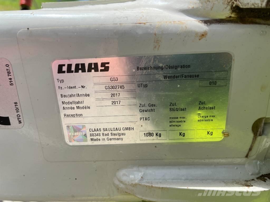 CLAAS Volto 800 耙與翻草機