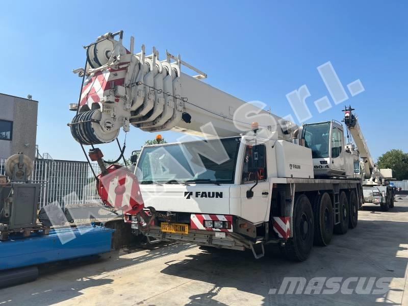 Tadano Faun ATF80-4 全路面起重機/吊車