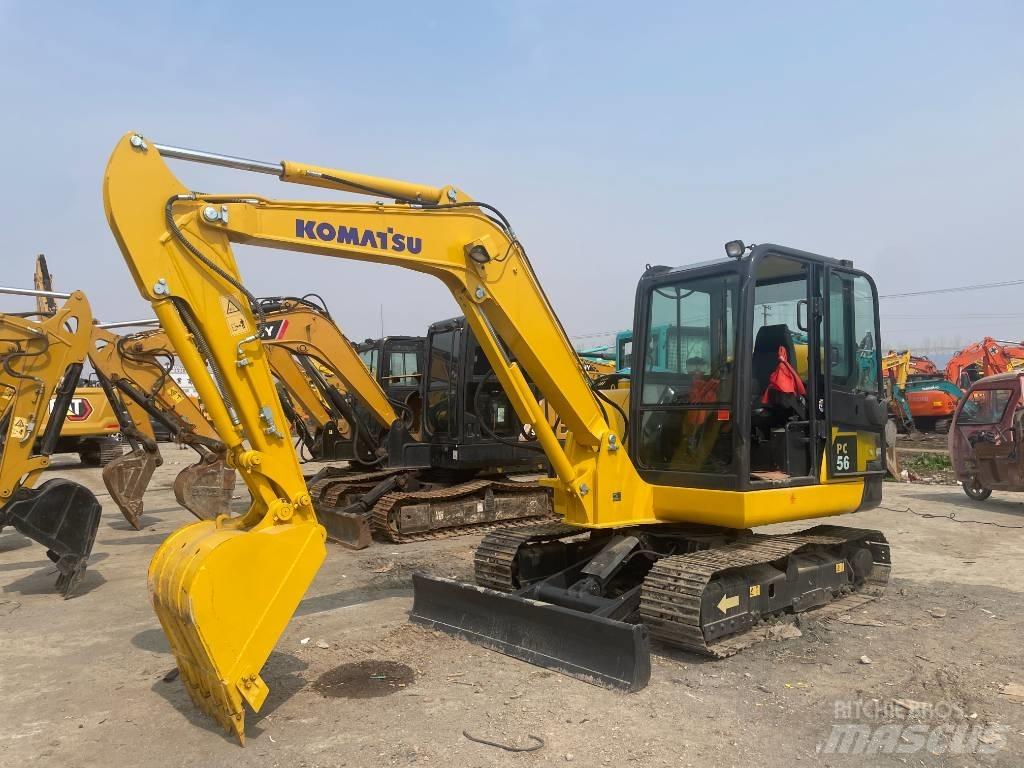 Komatsu PC 56 小型挖土機/掘鑿機<7t(小型挖掘機)