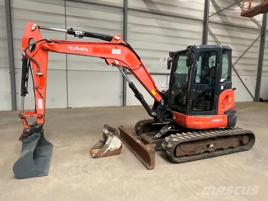 Kubota U 55-4 小型挖土機/掘鑿機<7t(小型挖掘機)