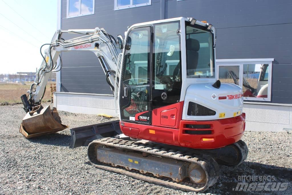 Takeuchi TB 250 小型挖土機/掘鑿機<7t(小型挖掘機)