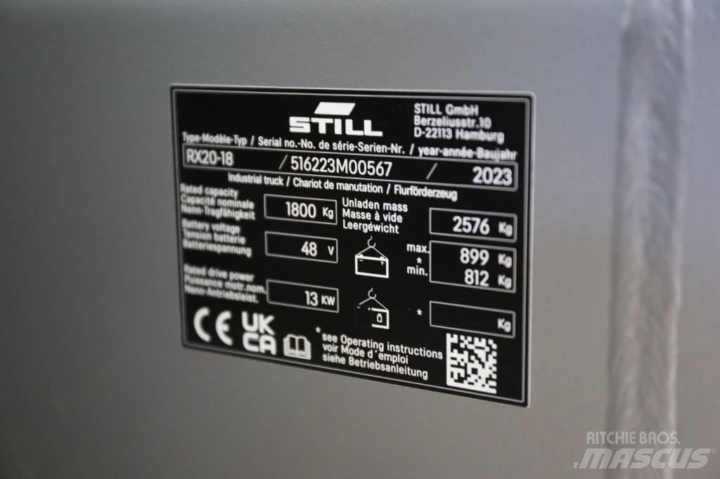 Still RX20-18 電動堆高機