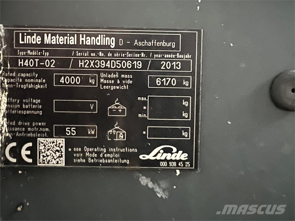 Linde H40T-02 液化石油氣LPG卡車