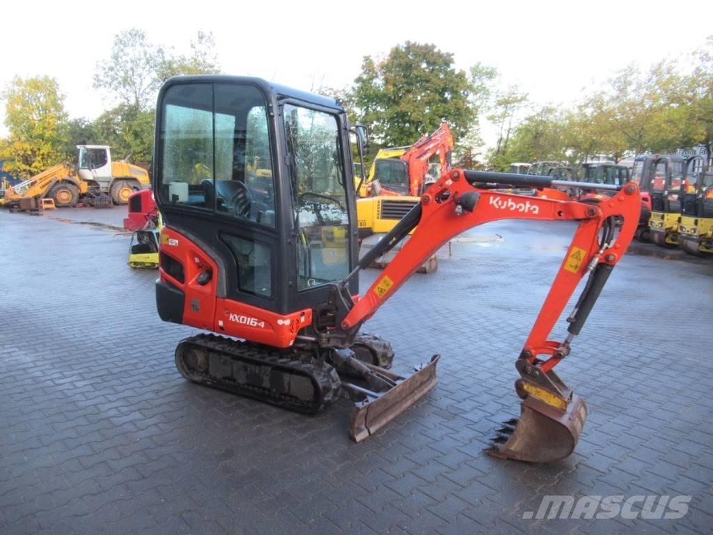 Kubota KX 016-4 小型挖土機/掘鑿機<7t(小型挖掘機)
