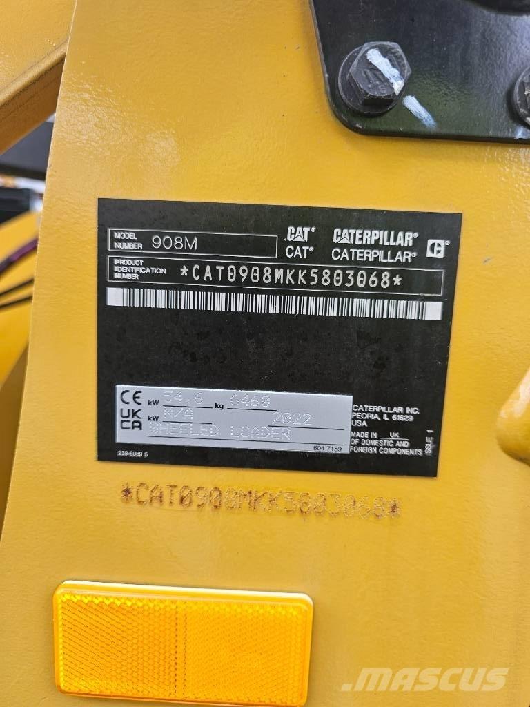 CAT 908 M 輪胎式裝載機