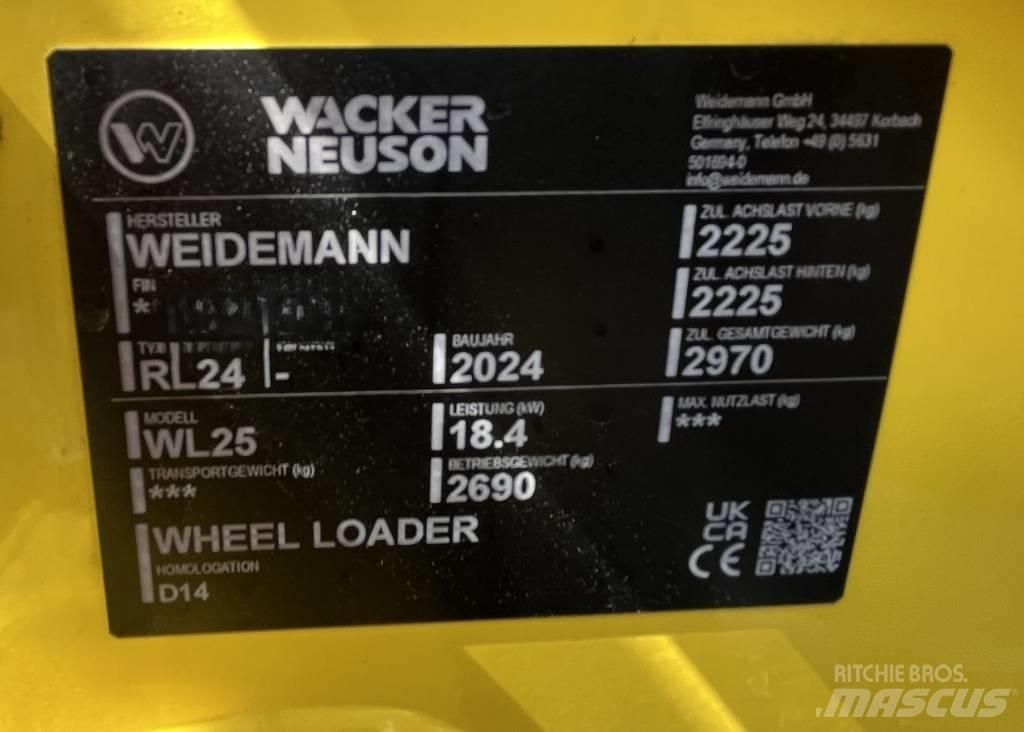Wacker Neuson WL 25 輪胎式裝載機