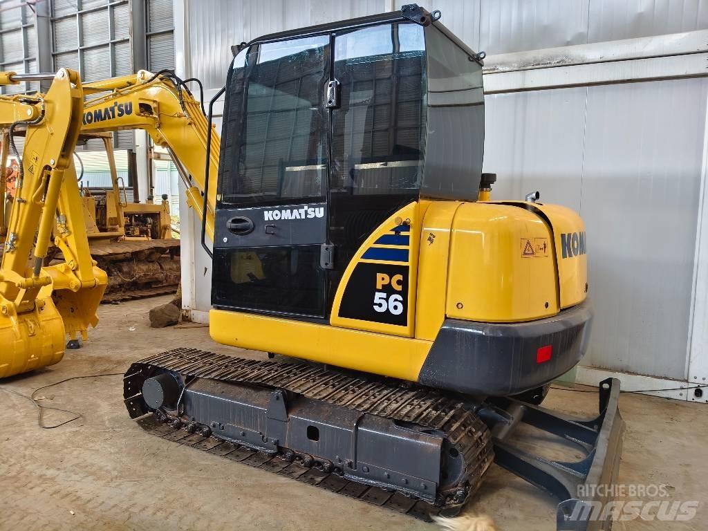 Komatsu PC 56 小型挖土機/掘鑿機<7t(小型挖掘機)
