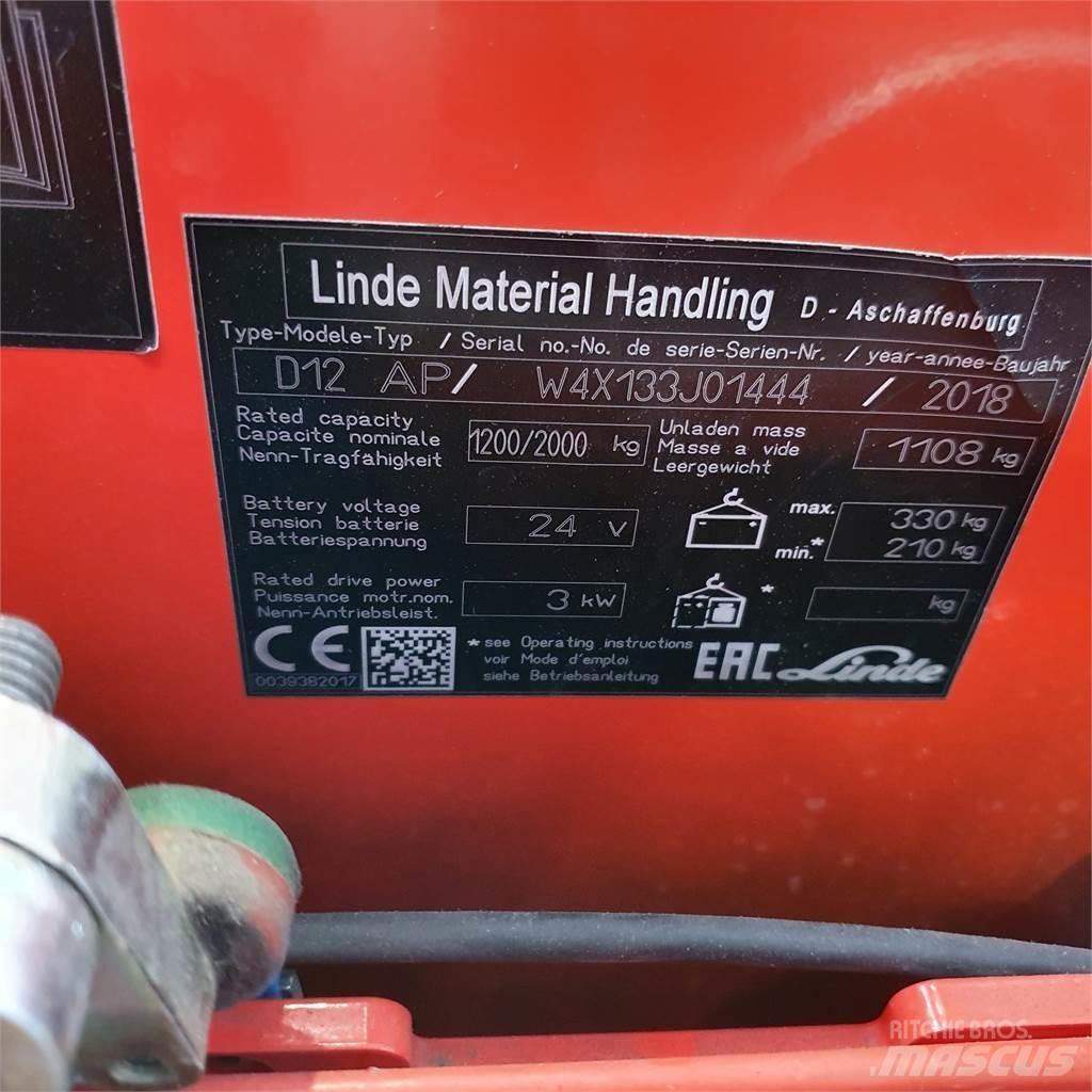 Linde D12AP 行走控制式堆積機