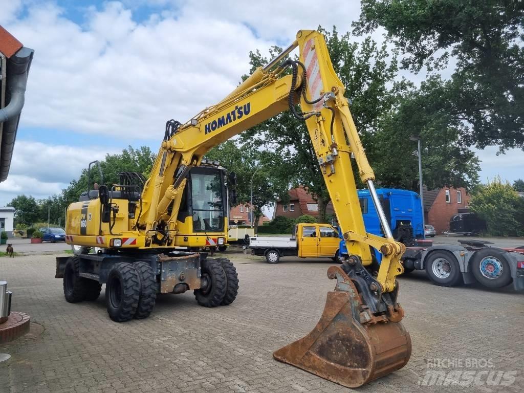 Komatsu PW 160-7E0 旋轉式挖土機/掘鑿機/挖掘機