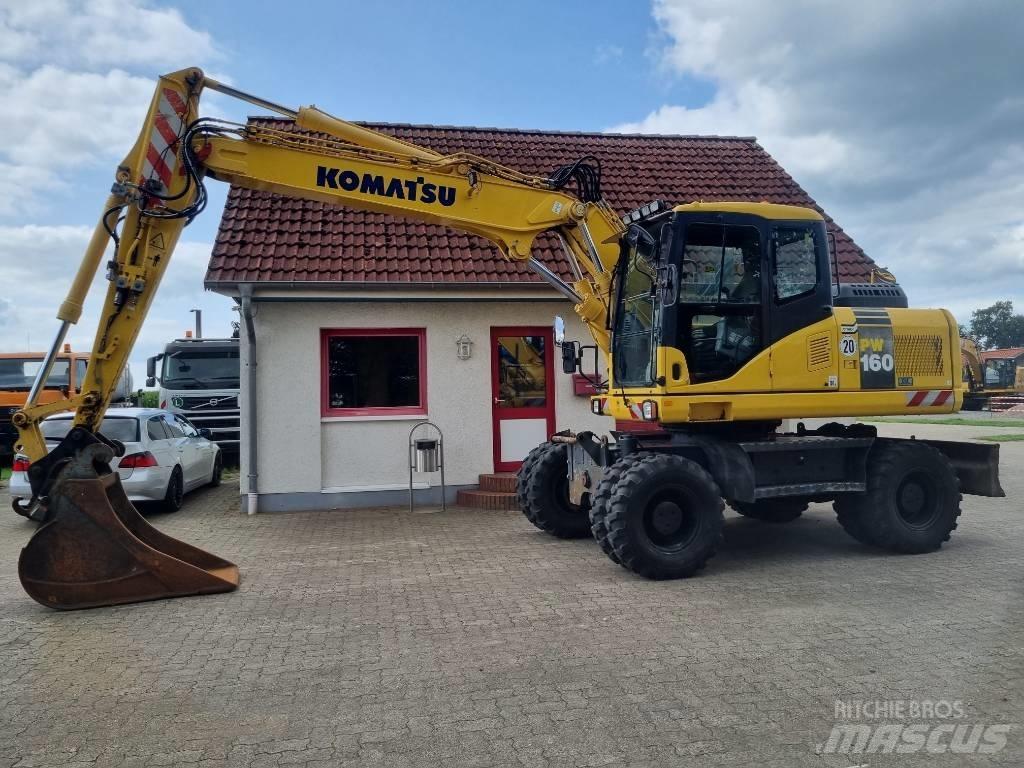 Komatsu PW 160-7E0 旋轉式挖土機/掘鑿機/挖掘機