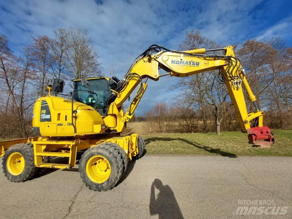 Komatsu PW 118 MR -8 旋轉式挖土機/掘鑿機/挖掘機