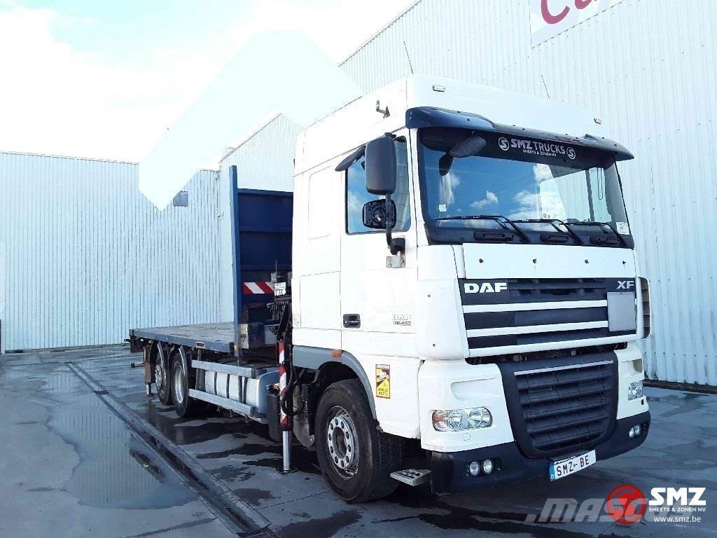 DAF 105 XF 460 6x2 平板式/側卸式卡車