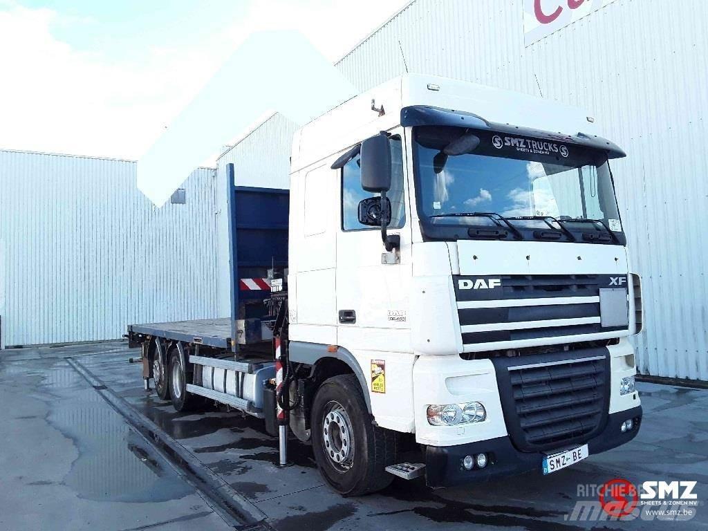DAF 105 XF 460 6x2 平板式/側卸式卡車