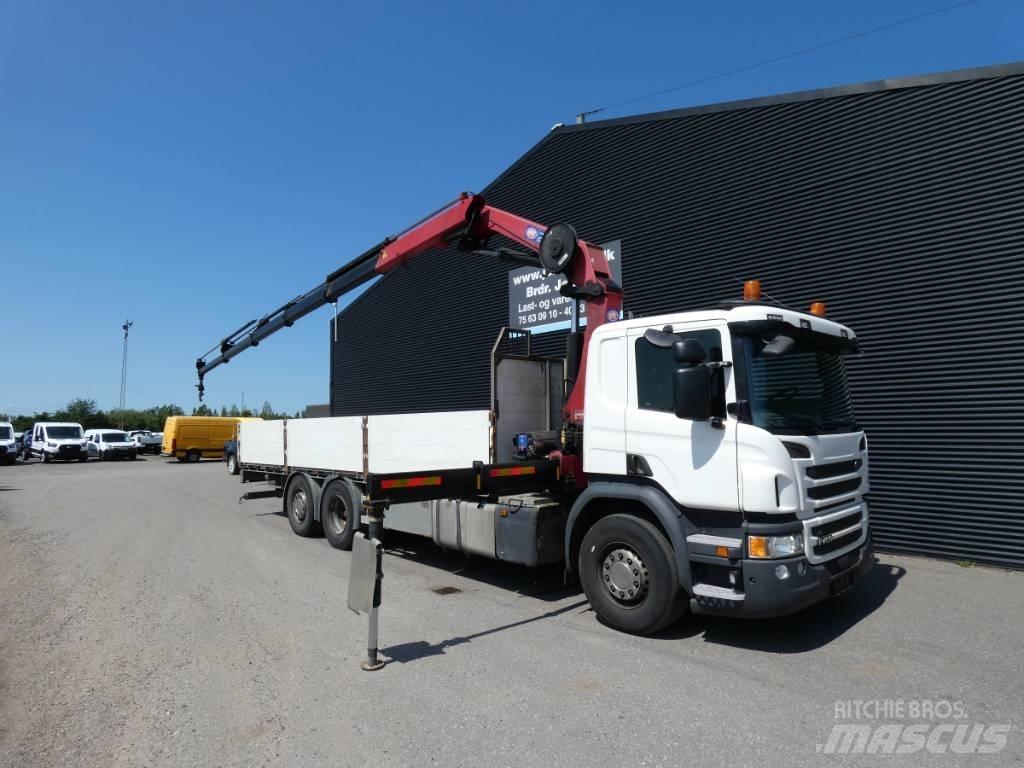 Scania P 450 起重機卡車
