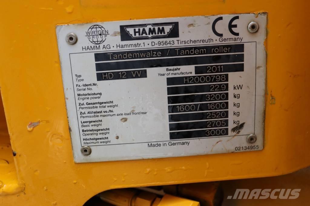 Hamm HD 12 VV 雙輪滾壓機