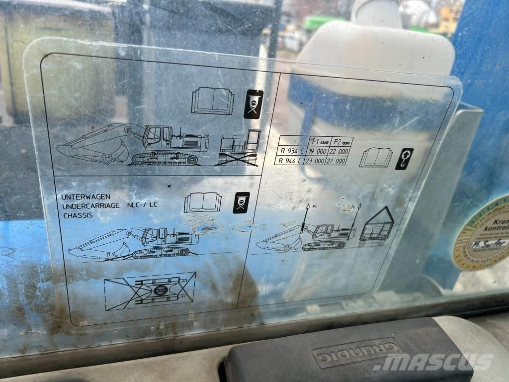 Liebherr R 944 C V 拆卸式挖土機/掘鑿機/挖掘機