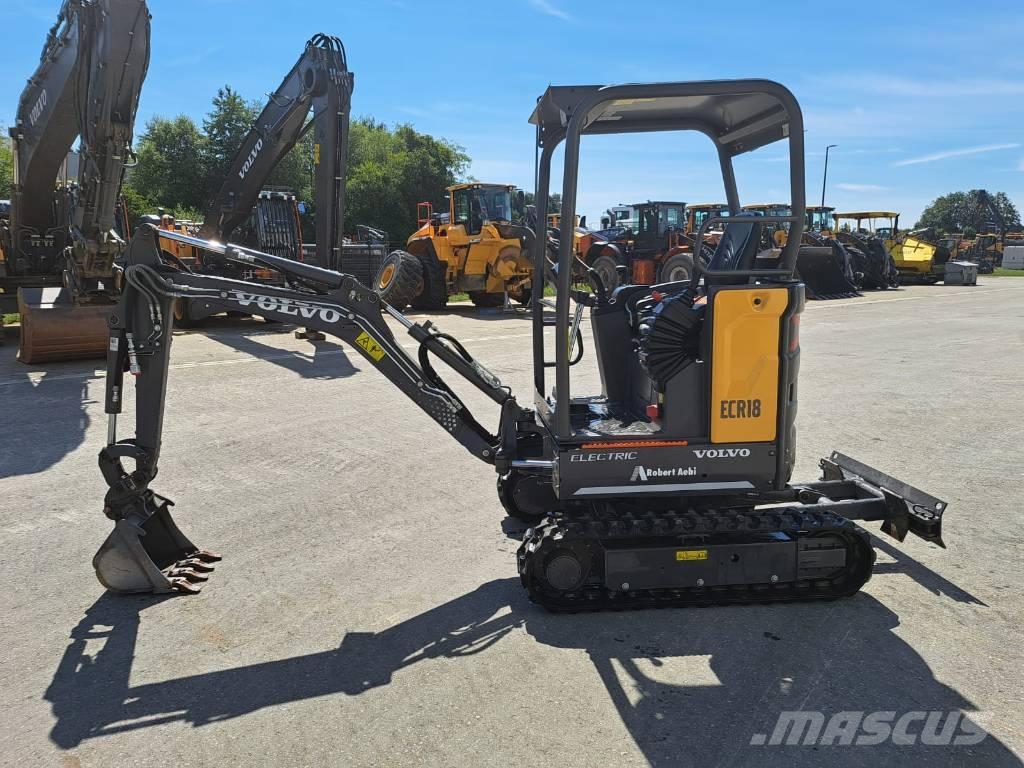 Volvo JECR18E 小型挖土機/掘鑿機<7t(小型挖掘機)