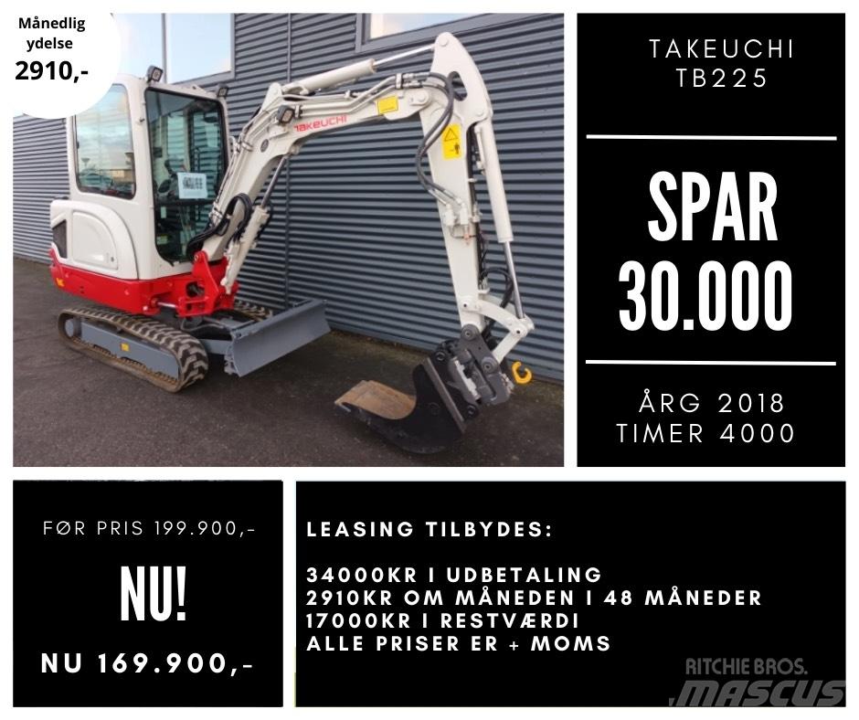 Takeuchi tb225 小型挖土機/掘鑿機<7t(小型挖掘機)