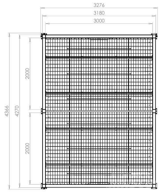  Grain intake pit 3x4 斗箱