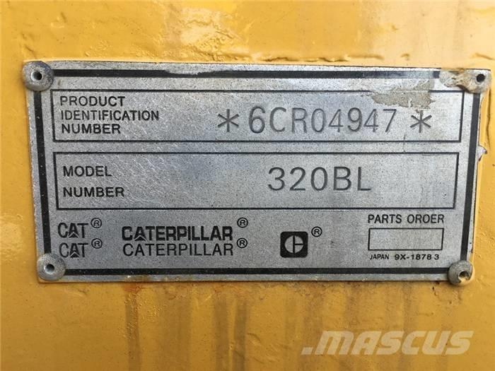 CAT 320 B L 履帶式 挖土機/掘鑿機/挖掘機