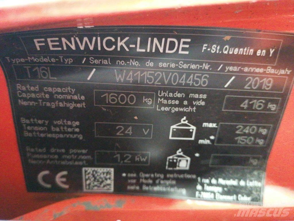 Linde T16L 低架升降機