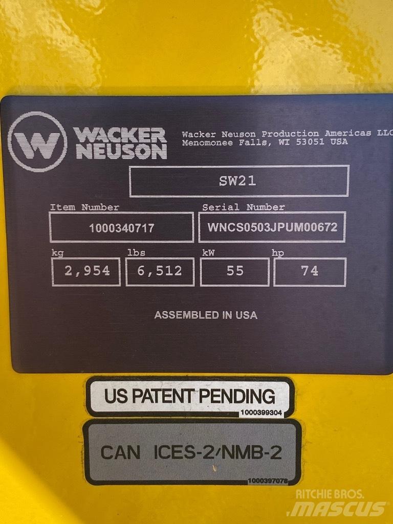 Wacker Neuson SW21 滑移轉向裝載機