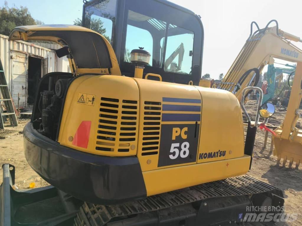Komatsu PC 58 小型挖土機/掘鑿機<7t(小型挖掘機)