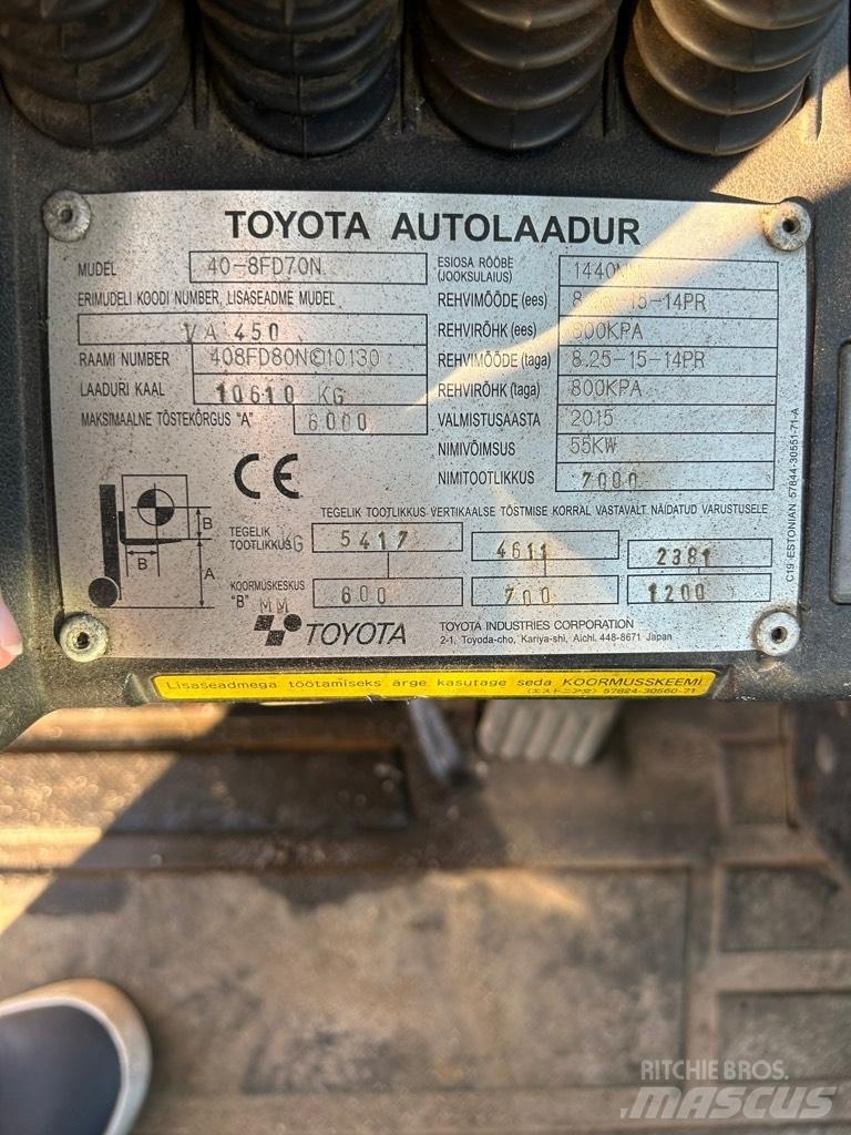 Toyota 40-8 FD 70 N 柴油卡車