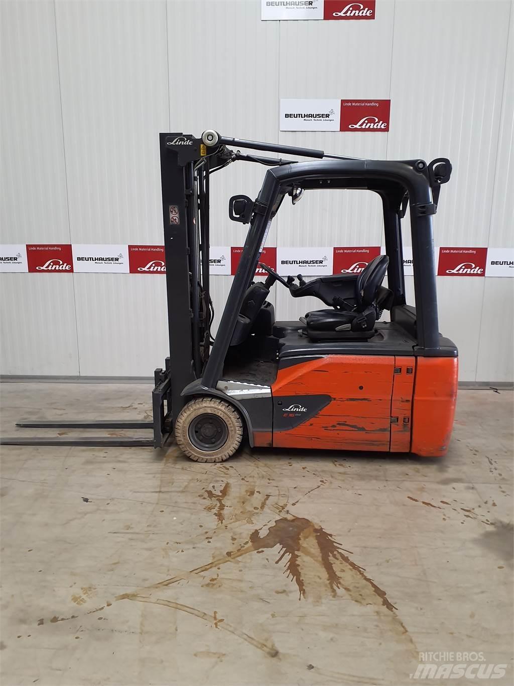Linde E16L 電動堆高機