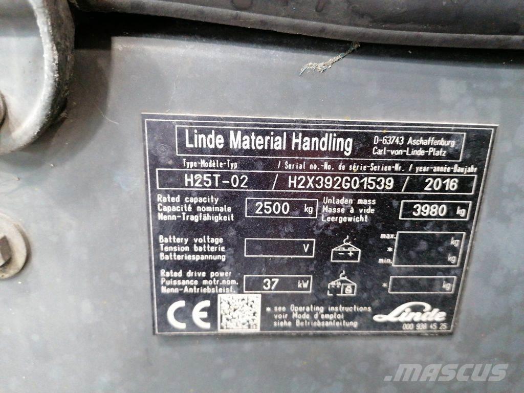 Linde H25T-02 液化石油氣LPG卡車