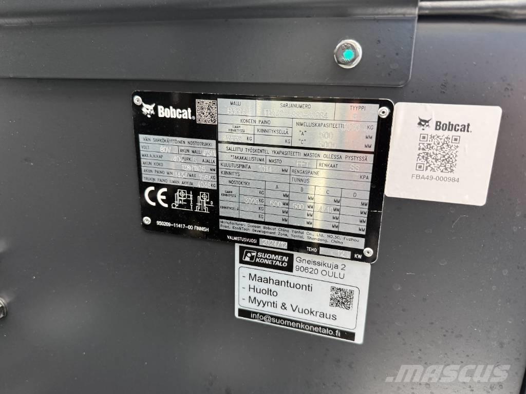 Bobcat B35NS Trukki 電動堆高機