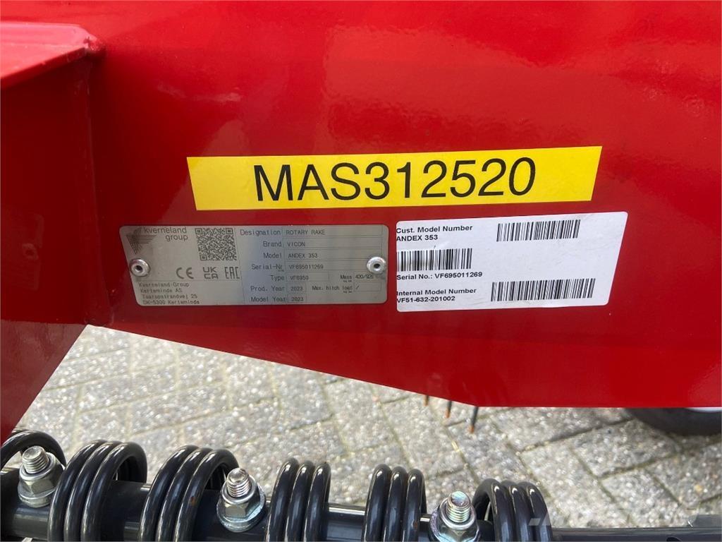 Vicon Andex 353 收割列行機(撒布機)