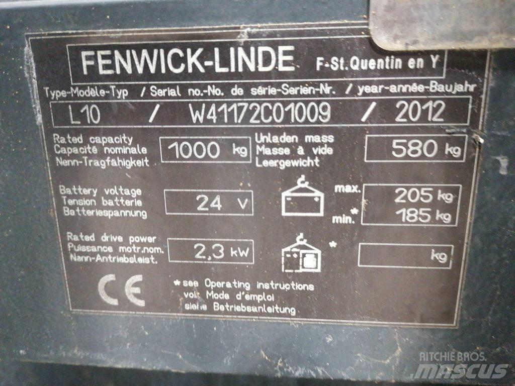 Linde L10 行走控制式堆積機