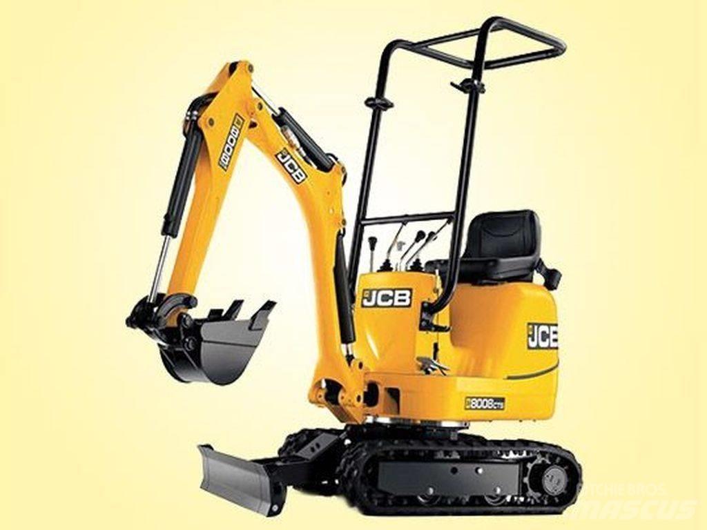 JCB 8008 CTS 小型挖土機/掘鑿機<7t(小型挖掘機)
