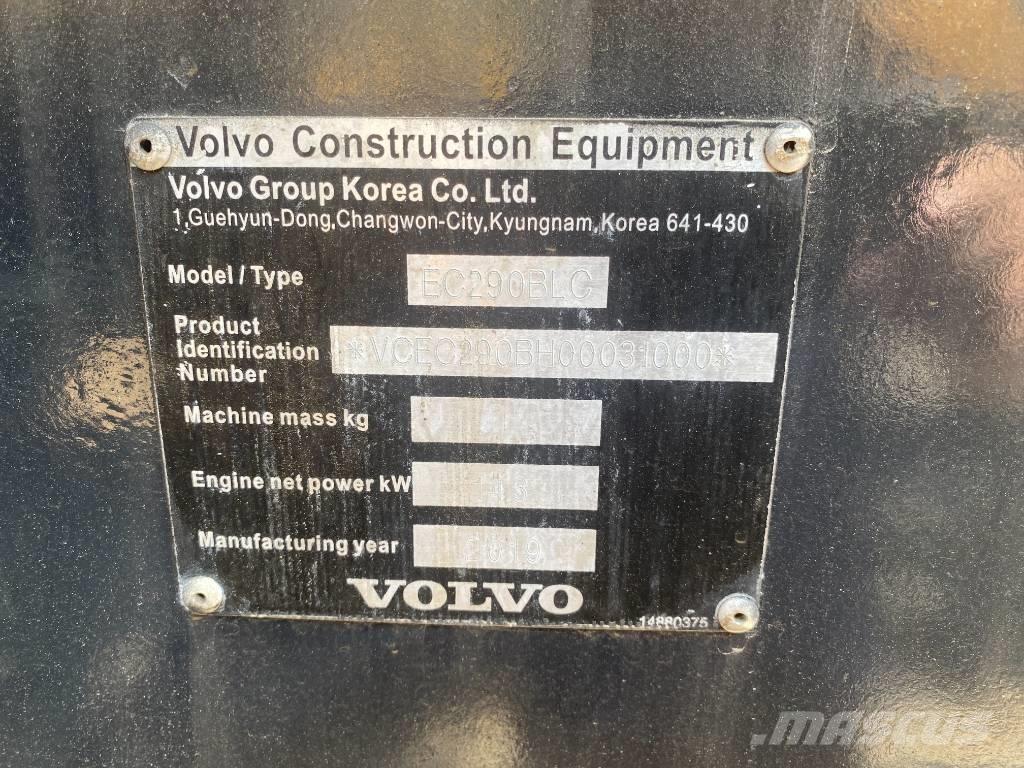 Volvo EC 290 B LC 履帶式 挖土機/掘鑿機/挖掘機