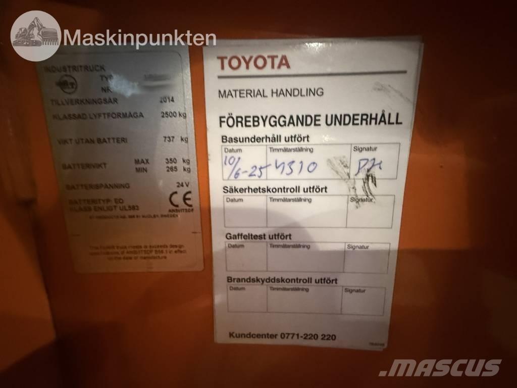 Toyota BT LPE 250 電動堆高機