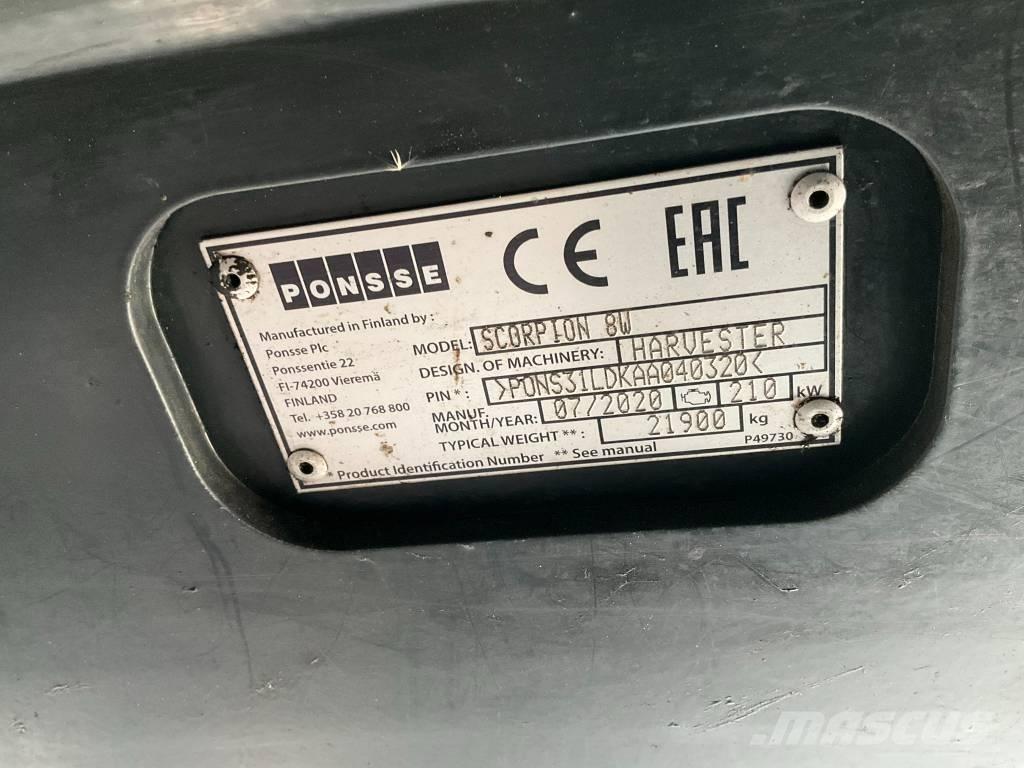 Ponsse SCORPION 8W 收穫機