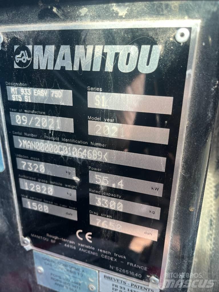 Manitou 933 伸縮臂操作車