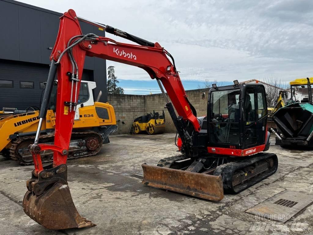 Kubota KX 080-4 中型挖土機/掘鑿機/挖掘機 7t-12t