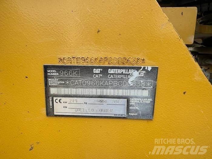 CAT 966K 輪胎式裝載機