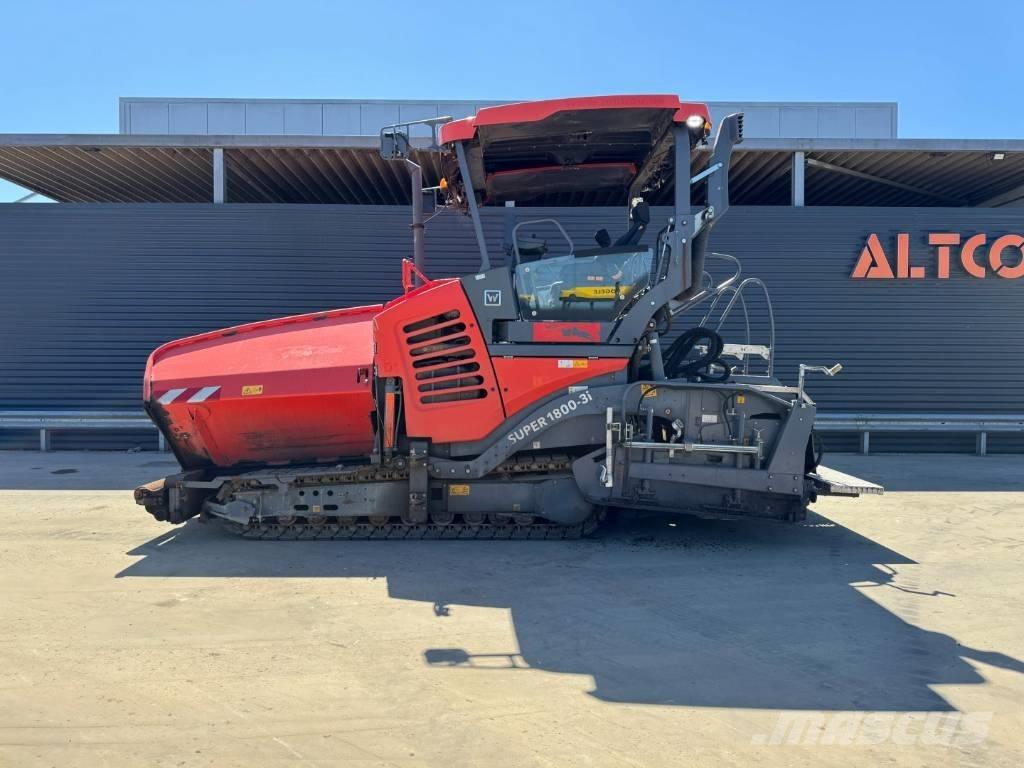 Vögele SUPER 1800-3I 瀝青攤舖機/鋪路機