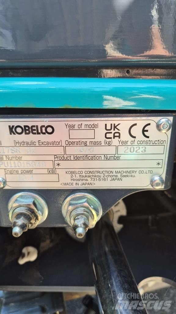 Kobelco SK 17 SR 小型挖土機/掘鑿機<7t(小型挖掘機)