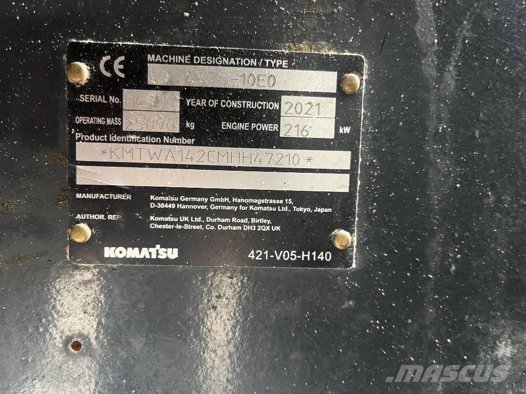 Komatsu WA475-10E0 輪胎式裝載機